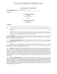 Employment Agreement for chief executive officer position in Ontario
