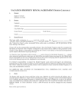 Picture of North Carolina Vacation Property Short-Term Rental Agreement