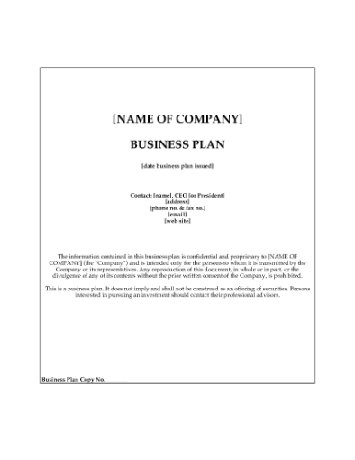 Picture of Business Plan for New Software Product