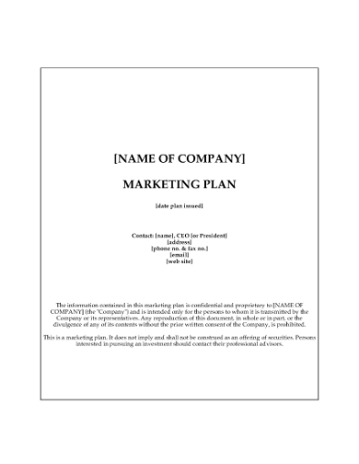 Picture of Retail Store Marketing Plan
