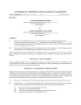 Shopping Center Property Management Agreement