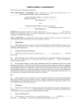 Australia Employment Agreement template