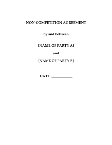 Picture of China Non-Competition Agreement