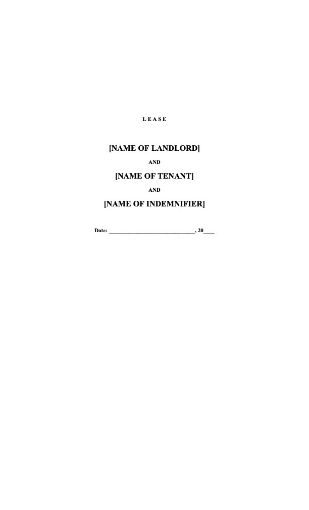 Picture of Ontario Standard Form Commercial Lease