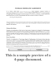 Storage Order and Agreement template