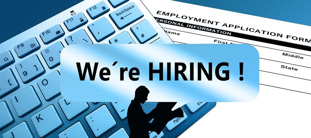hiring sign and employment application form